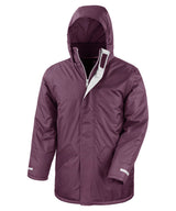 Core winter parka — Burgundy