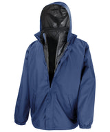 Core 3-in-1 jacket with quilted bodywarmer — Navy