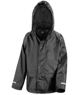 Core junior rain jacket — Black