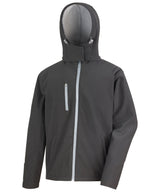 Core TX performance hooded softshell jacket — Black/Grey