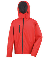 Core TX performance hooded softshell jacket — Red/Black