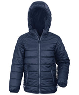 Core junior soft padded jacket — Navy