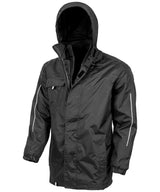 3-in1 CORE transit jacket with printable softshell inner — Black