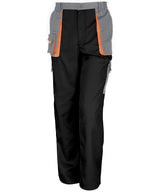 Work-Guard lite trousers — Black/Grey/Orange
