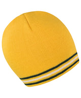National beanie — Gold/Green/White