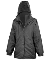 Women's 3-in-1 journey jacket with softshell inner — Black/Black