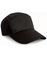 7-panel advertising cap — Black