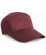 7-panel advertising cap — Burgundy