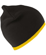 Reversible fashion fit hat — Black/Yellow
