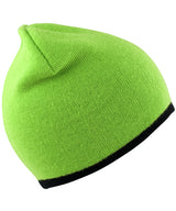 Reversible fashion fit hat — Lime/Black