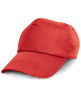 Junior cotton cap — Red