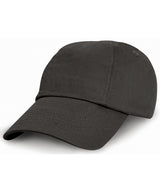 Junior low-profile cotton cap — Black