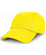 Junior low-profile cotton cap — Yellow