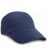 Low-profile heavy brushed cotton cap — Navy
