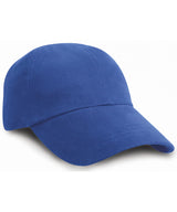 Low-profile heavy brushed cotton cap — Royal