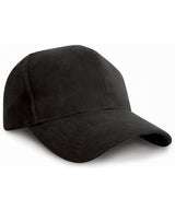 Pro-style heavy cotton cap — Black