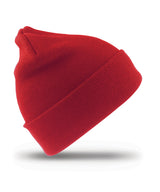 Kids woolly ski hat — Red