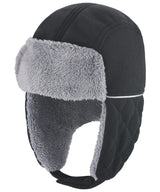 Ocean trapper hat — Black/Grey