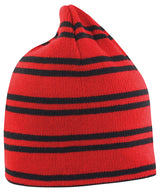 Team reversible beanie — Red/Black/Black