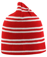 Team reversible beanie — Red/White/Red