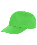 Houston 5-panel printer's cap — Lime