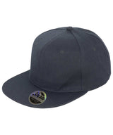 Bronx original flat peak snapback cap — Black
