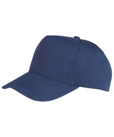 Boston junior 65/35 polycotton cap — Navy