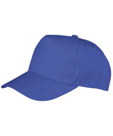Boston junior 65/35 polycotton cap — Royal