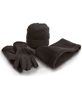 Polartherm™ fleece accessory set — Black