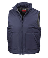Fleece-lined bodywarmer — Navy