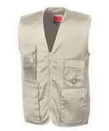 Adventure safari waistcoat — Camel