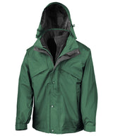 3-in-1 zip and clip jacket — Bottle/Black