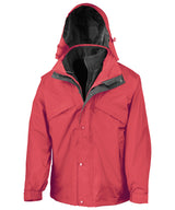 3-in-1 zip and clip jacket — Red/Black*