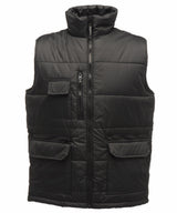 Steller multi-zip bodywarmer — Black