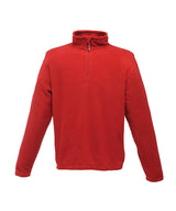 Zip-neck microfleece — Classic Red