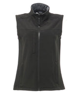 Women's Flux softshell bodywarmer — All Black