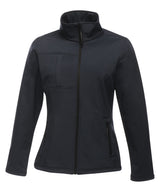 Women's Octagon II printable 3-layer membrane softshell — Navy/Seal Grey*