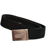 Premium workwear belt with stretch — Black