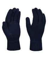 Knitted gloves — Navy