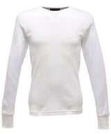 Thermal long sleeve vest — White