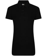 Women's pro polyester polo — Black
