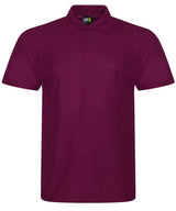 Pro polyester polo — Burgundy