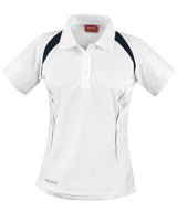 Women's Spiro team spirit polo — White/Navy