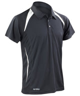 Spiro team spirit polo — Black/White