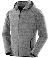 Women's microfleece hoodi — Grey/Black