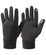 Elite running gloves — Black