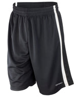 Basketball quick-dry shorts — Black/White