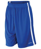 Basketball quick-dry shorts — Royal/White