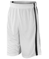 Basketball quick-dry shorts — White/Black