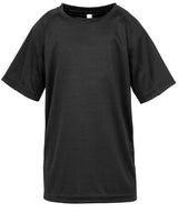 Junior performance aircool tee — Black